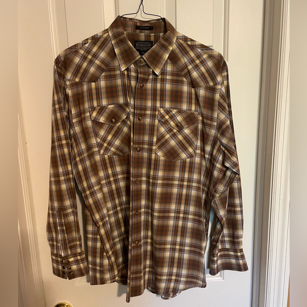 Pendleton pearl snap western shirt